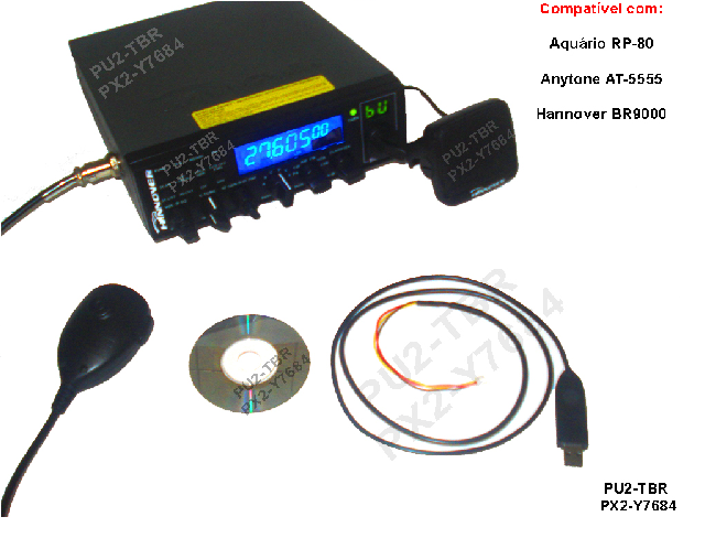CABO DE PROGRAMAÇÃO HANNOVER AQUARIO ANYTONE  - MONTADO NO BRASIL - FRETE GRÁTIS! — Foto 1