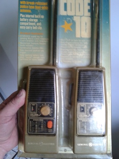 WALKIE TALKIE GENERAL ELETRIC ANTIGO NUNCA USADO
