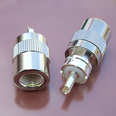 Cabo Coaxial de Alta Qualidade + Conectores UHF para Transceptores de Rádio Amador - Preço básico R$ 80,00 — Miniatura 6