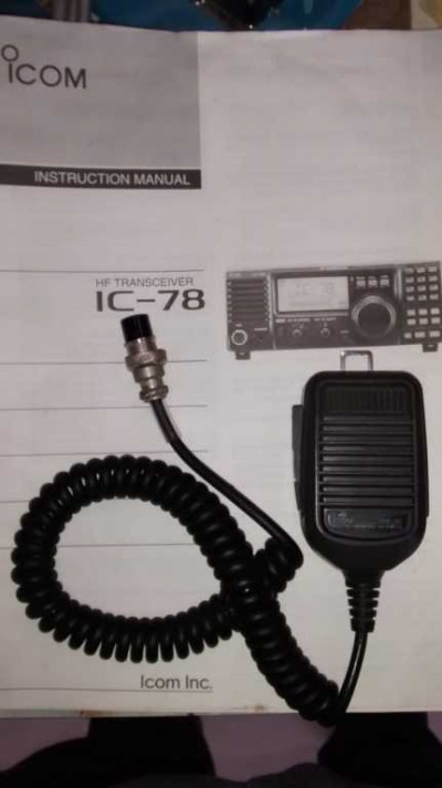 Radio ICOM IC 78 HF - 160-10m Com caixa e Manual — Miniatura 4