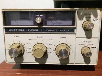 YAESU FT-107M + ACOPLADOR E FONTE DA LINHA 107. — Miniatura 2