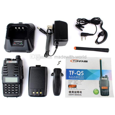 Rádio Ht Dual Band Tonfa Tf-q5 - 10w - Bateria 3600mah