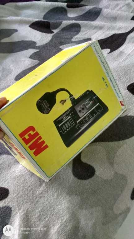 MFJ-299 microfone de ganho  de mesa com equalizador e compressor — Foto 3
