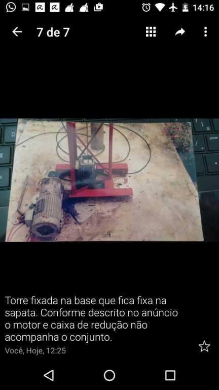 TORRE DE 15M NÃO AUTOPORTANTE NA CIDADE DO RJ, ACOMPANHA TODO O MATERIAL PARA ESTAIAMENTO. — Foto 6