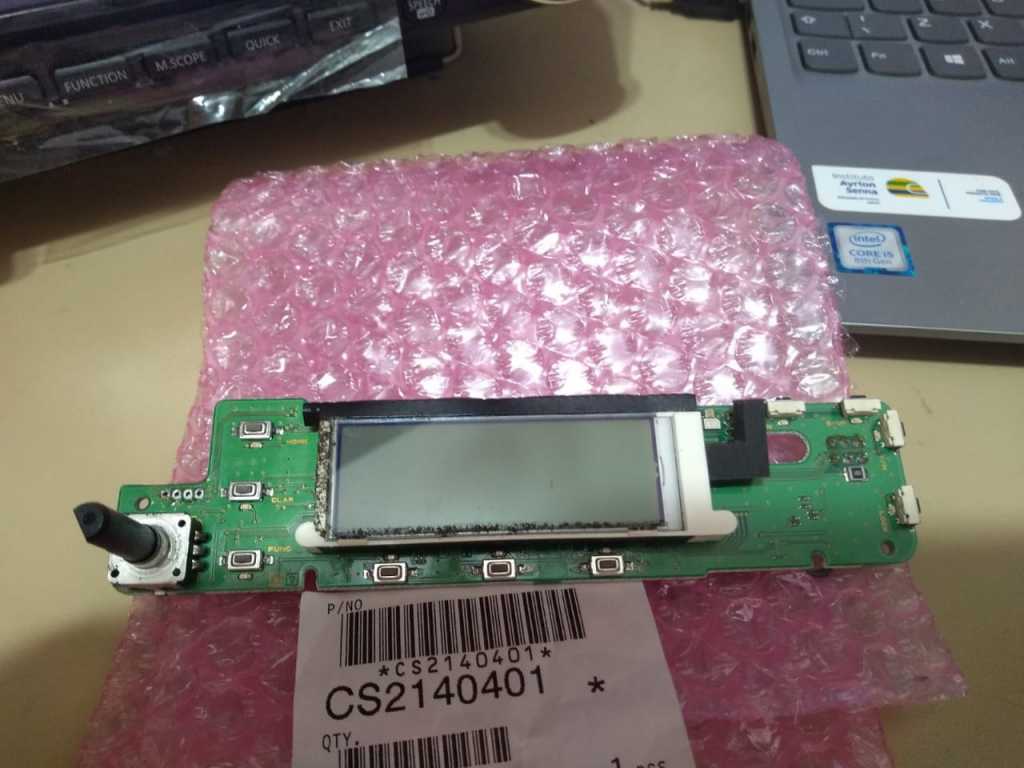 VD. PLACA FRONTAL DO FT-857 YAESU USADA — Foto 1