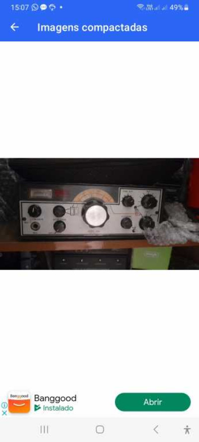 Vendo radio hf marca alda 103 conservado 100w potencia  20m40m80m